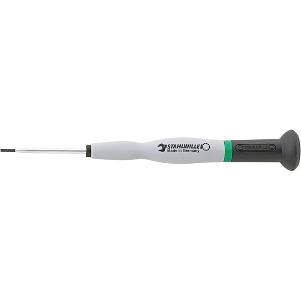 Screwdriver for slotted screws 0, 16 mm x 0, 8 mm blade length 40 mm